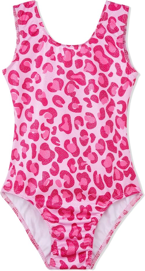 Domusgo Gymnastics Leotards - Sparkly One-Piece Tumbling Outfits for Girls