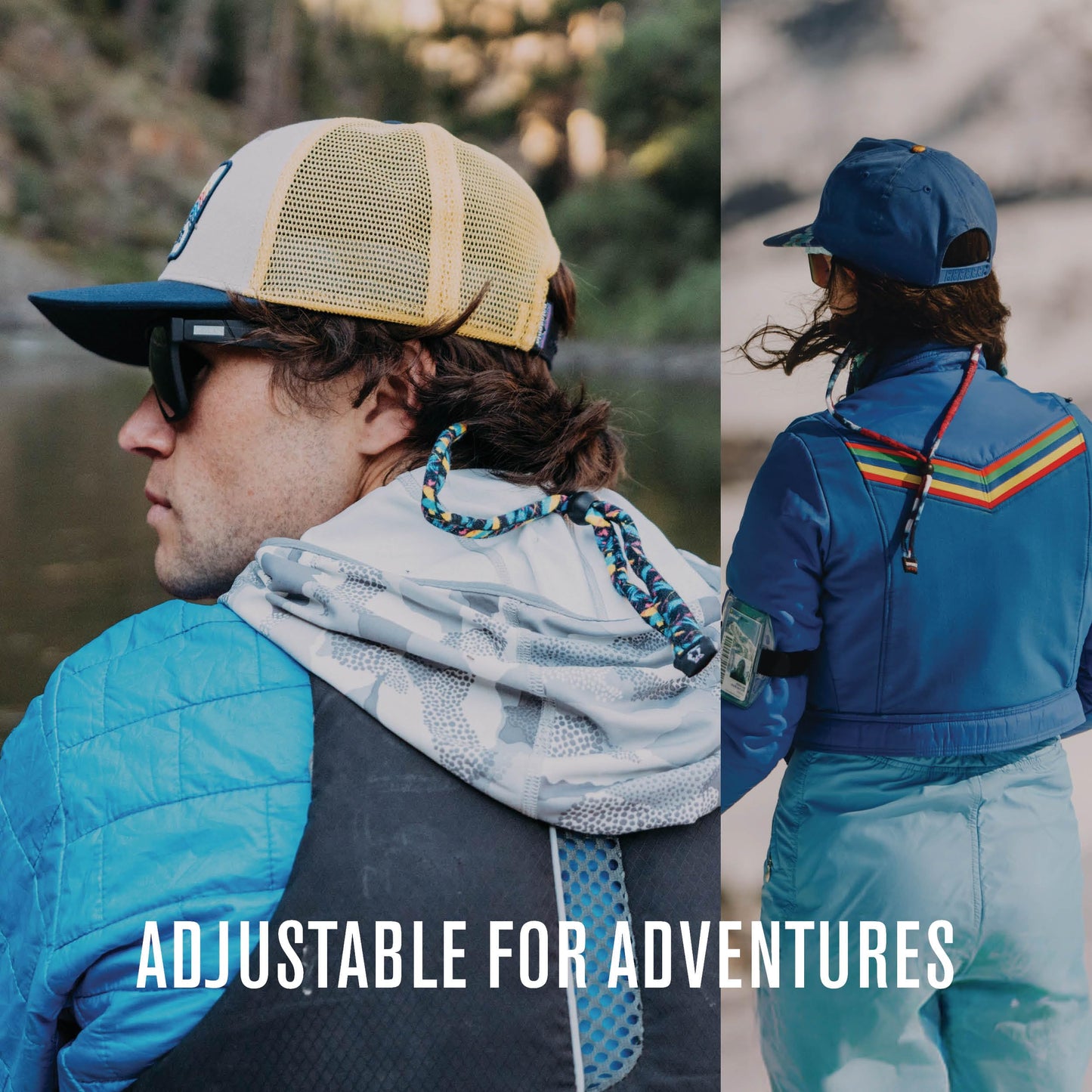 Chums Original Cotton Retainer - Unisex Eyewear Keeper for Sunglasses & Glasses - Adjustable Fit, Washable & Made in USA (Plum) Standard Size