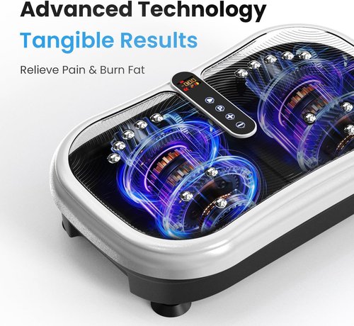 AXV Vibration Plate - Full Body Shaker Exercise Machine for Weight Loss | Fitness Platform for Men & Women