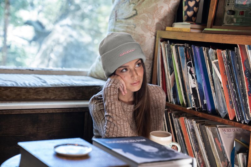 Script Beanie, Standard fit Cuffed Acrylic Knit hat/Cap for Winter
