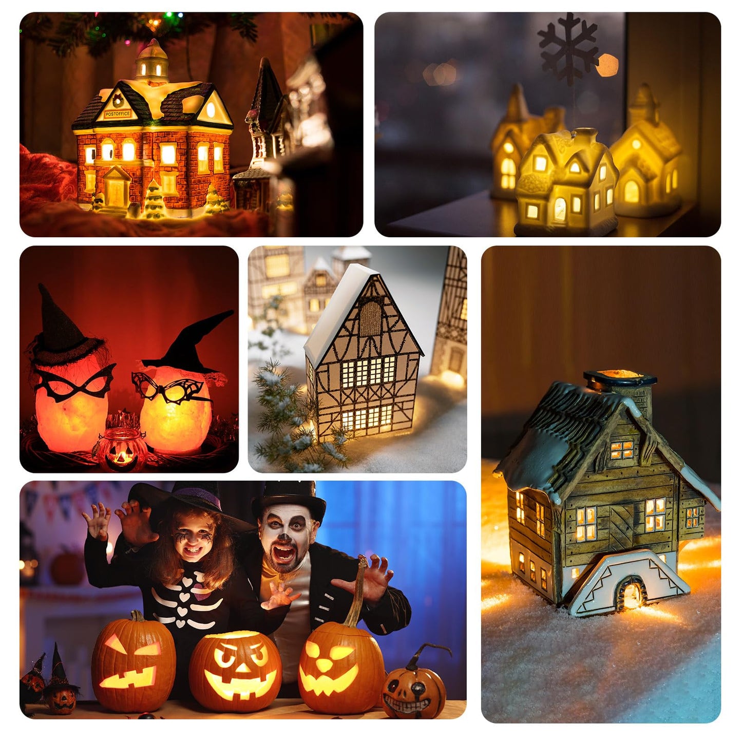 Meconard Accessory Cord with C7 LED Light Bulb, 6ft Cord with On/Off Switch for Christmas Village House, Halloween Pumpkin, Blow Mold, Night Lights, Holiday Ceramic Trees, Craft Projects, 2 Pack