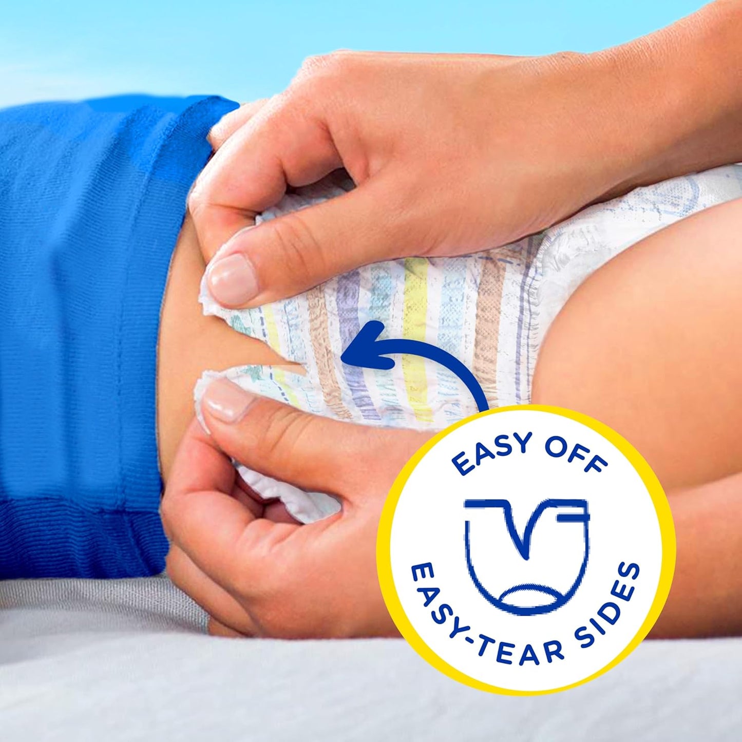 Pampers Swim Diapers - Splashers - Gap-Free Disposable Baby Swimming Pants, Size 2-3, 20 Count