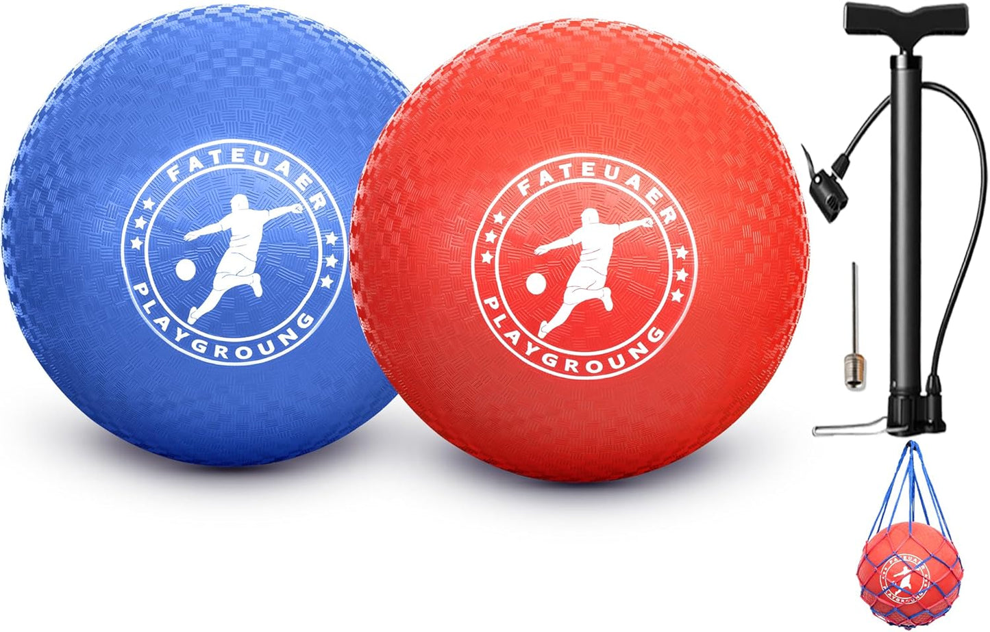 Skiennix 10-Inch Kickball Set - Playground Ball with Carrying Bag for Kids & Adults | Outdoor Fun
