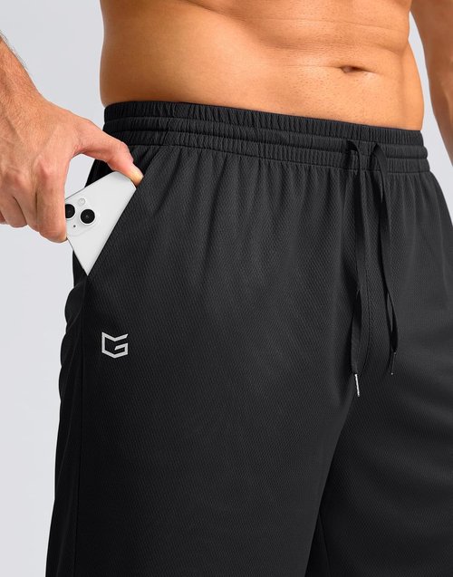 G Gradual Men's Athletic Shorts - Lightweight Quick-Dry 11" Basketball Shorts with Pockets