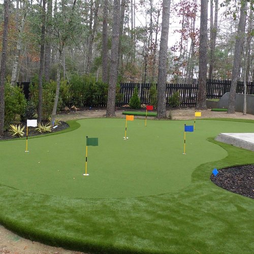 KINGTOP Golf Hole Cup Flagpole Set for Practice Putting Green, 4” Putting Cup Fit PGA | LPGA | USGA Regulations, 2-Section Flag Stick Design, 3 Feet, 2-Pack