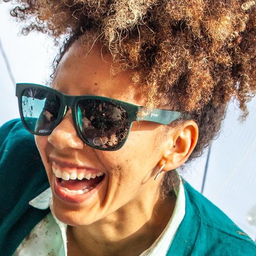 Goodr Mint Julep Electroshocks Polarized Sunglasses - Large Size, Dark Green Frame & Gradient Lenses, UV400 Protection