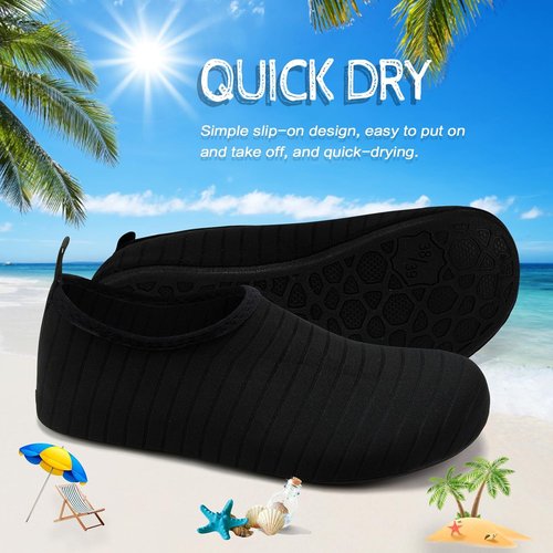 ANLUKE Water Shoes - Quick-Dry Barefoot Aqua Yoga Socks for Beach & Swim | Unisex Design