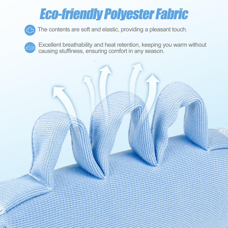 NIdreamCE Palm Protector for Hand Contracture with Separators, Palm Grip Cushions for Finger Contracture Prevention for Stroke, Parkinson Dementia, Arthritis, Hand Grip Strengthener (1)