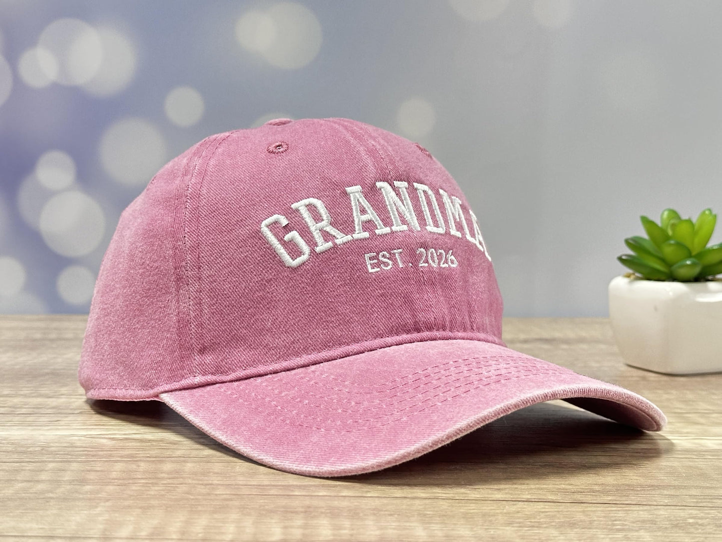 GDIQ Gifts for New Grandma to Be 2026, First Time Grandmother Nana Hat for Women, Embroidered Cotton Baseball Cap for Baby Announcements
