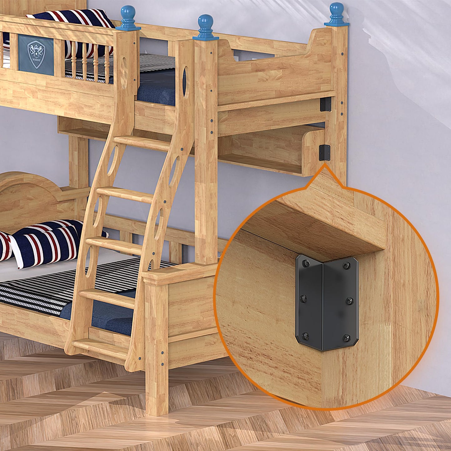 Wuno Shop 2"x4" Galvanized Corner Brace, 90 Degree Angle Iron Brackets with Holes, Metal Joint Bracket, Heavy Duty Right Angle Bracket for Wood Furniture, Raised Garden Bed Corner Brackets-black-2 pcs