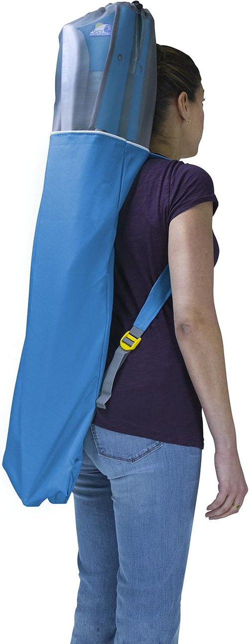 GCI Outdoor Folding Beach Chair - Waterside Captain's Design for Ultimate Comfort
