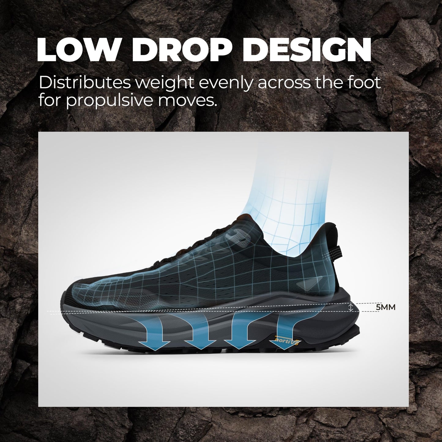 NORTIV 8 Men's Wide Toe Box Trail Running Shoes Cushion Walking Barefoot Tennis Workout Gym Cross Training Shoe Fashion Sneakers Whitney,Size 11,Black,SNRS25001M