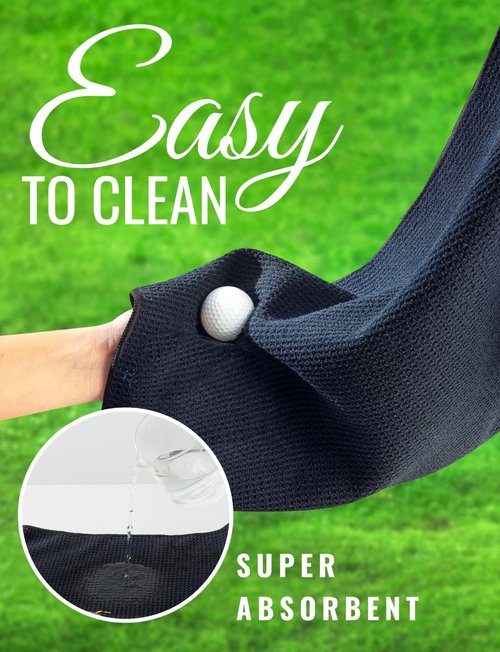 CybGene Boss Gifts Golf Towel, Golf Gifts for Boss, 40 x 60cm Microfiber Golf Towel for Golf Bags for Boss Day, Christmas