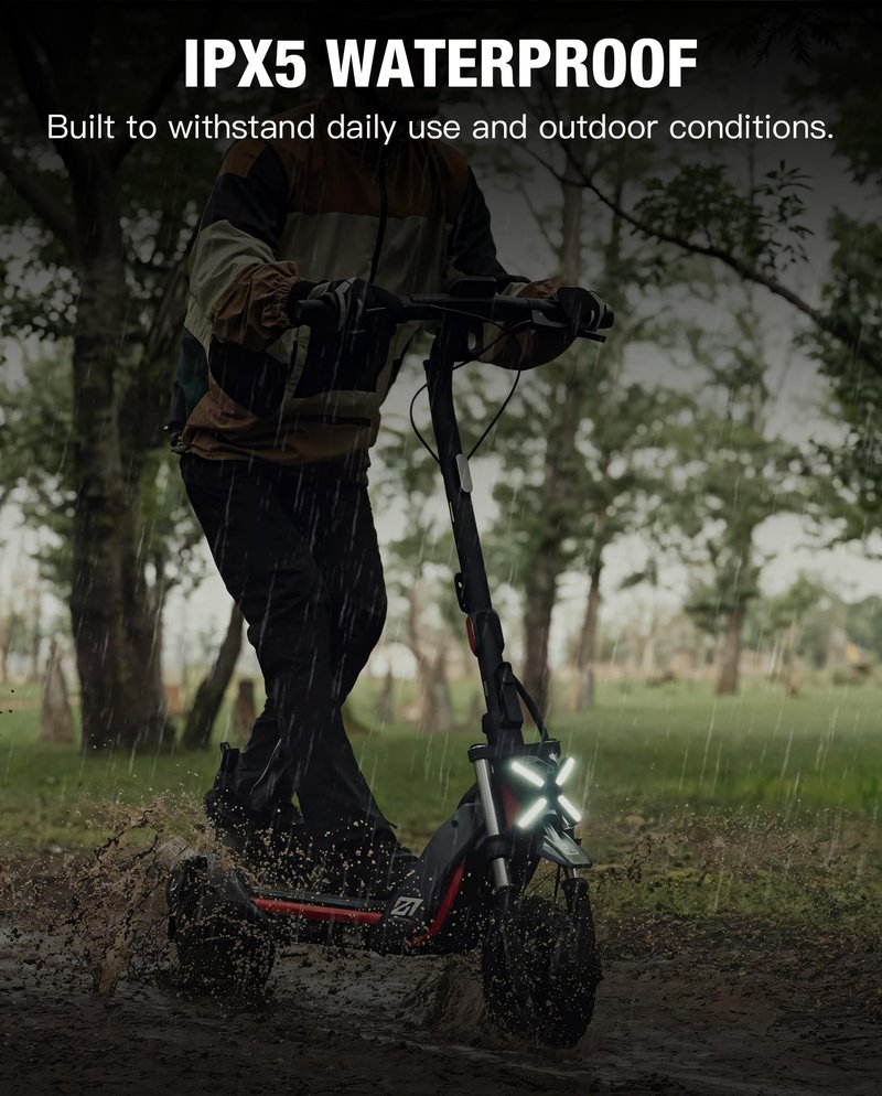 stio Scooter X-type Position Light Compatible with Ninebot by Segway ZT3 Pro Kickscooter X-shaped Front Lamp Super Bright Headlight Replacement ZT3 Original Accessories