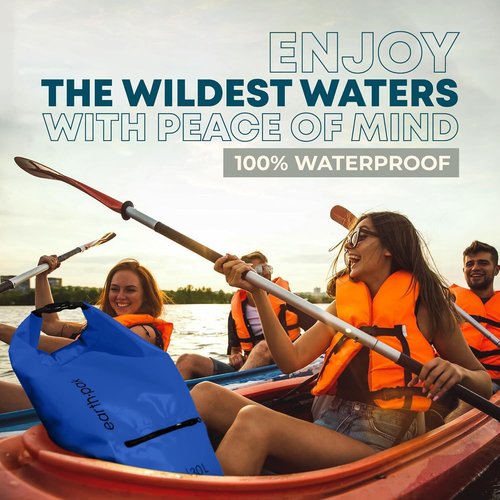 Earth Pak Waterproof Dry Bag - Durable Waterproof Backpack with Zippered Pocket | Keeps Gear Dry