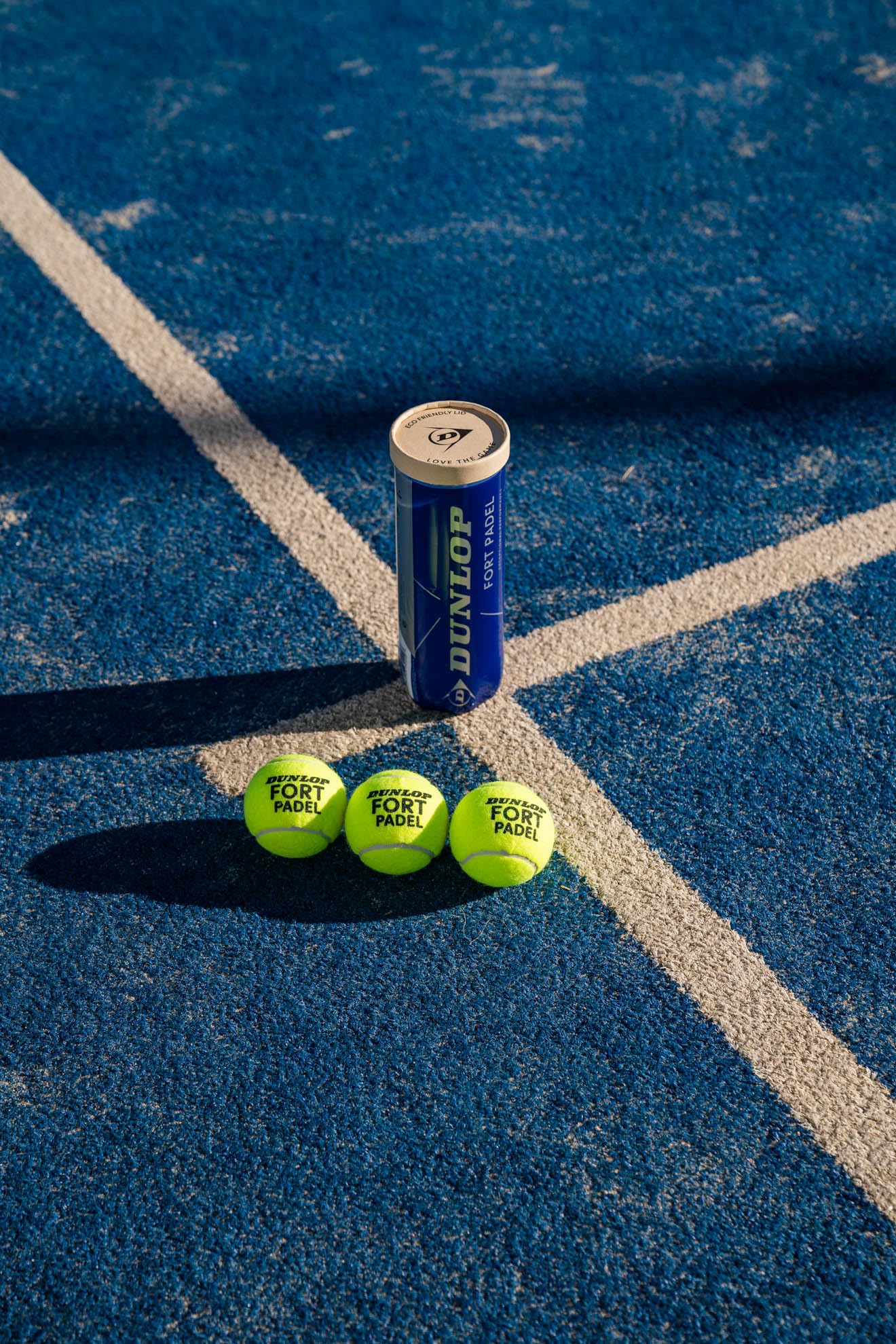 DUNLOP Fort Padel - FIP Approved Padel Balls for Tournament Matches (1x3 Can)