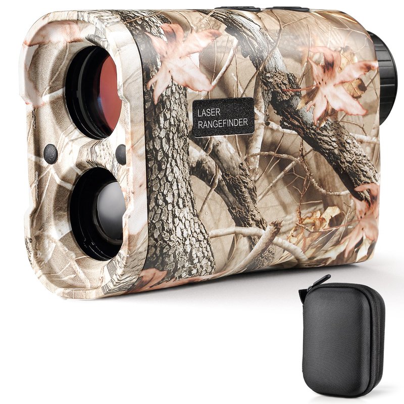 LuyFuitre 1500 Yards Hunting Laser Rangefinder, Rangefinder for Bow Hunting with Angle Compensation, 6X Zoom Golf Range Finder for Shooting, Rangefinder Illuminated for Rifle Hunting, Deer