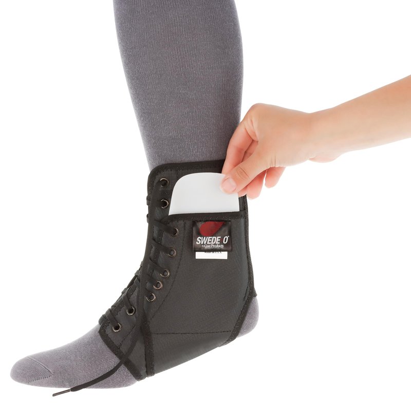 Swede-O Ankle Lok Ankle Brace, Black - Medium