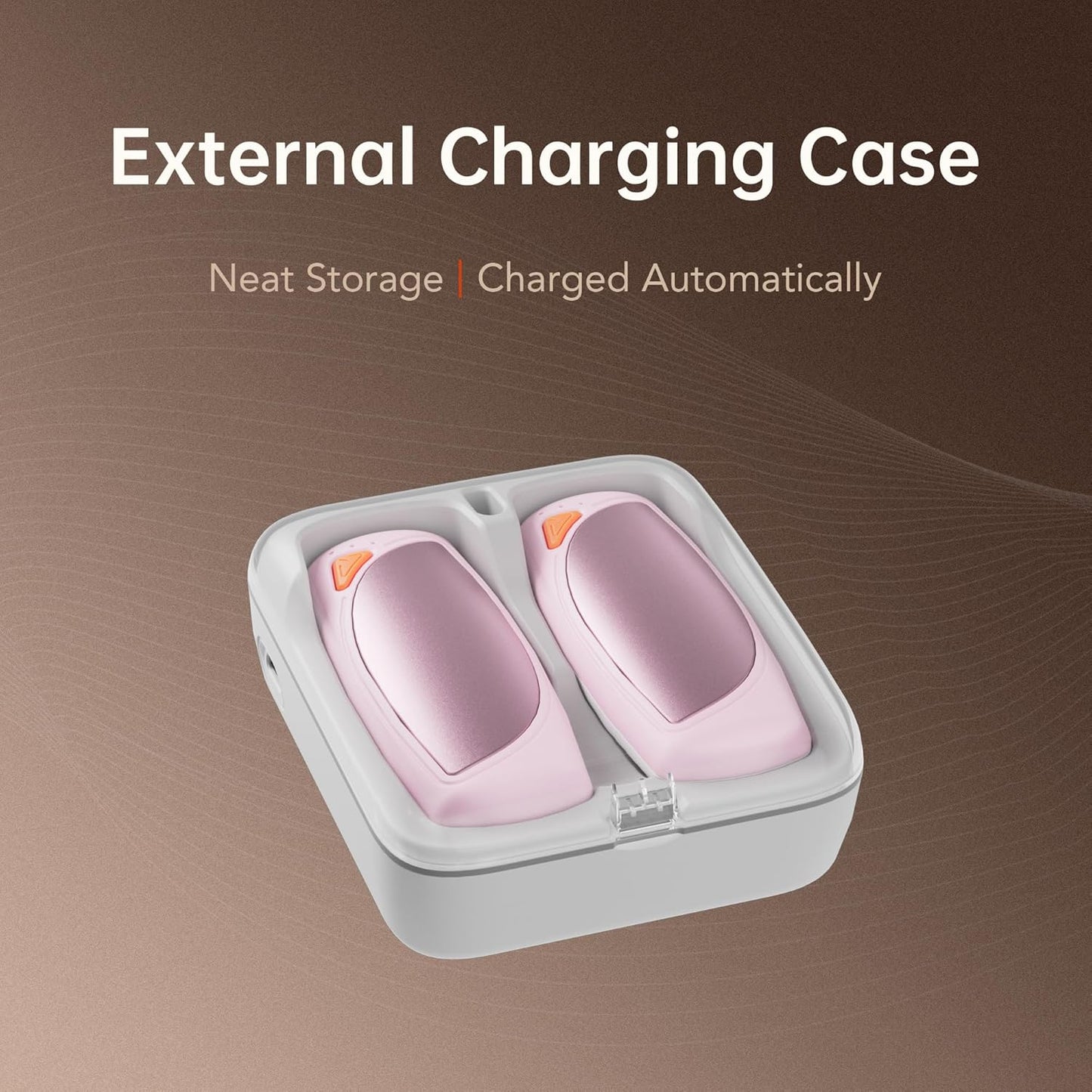 Skiennix Rechargeable Hand Warmers - Double-Sided Heating with AI Charging Case, 14000mAh Battery | Perfect for Camping & Gifts