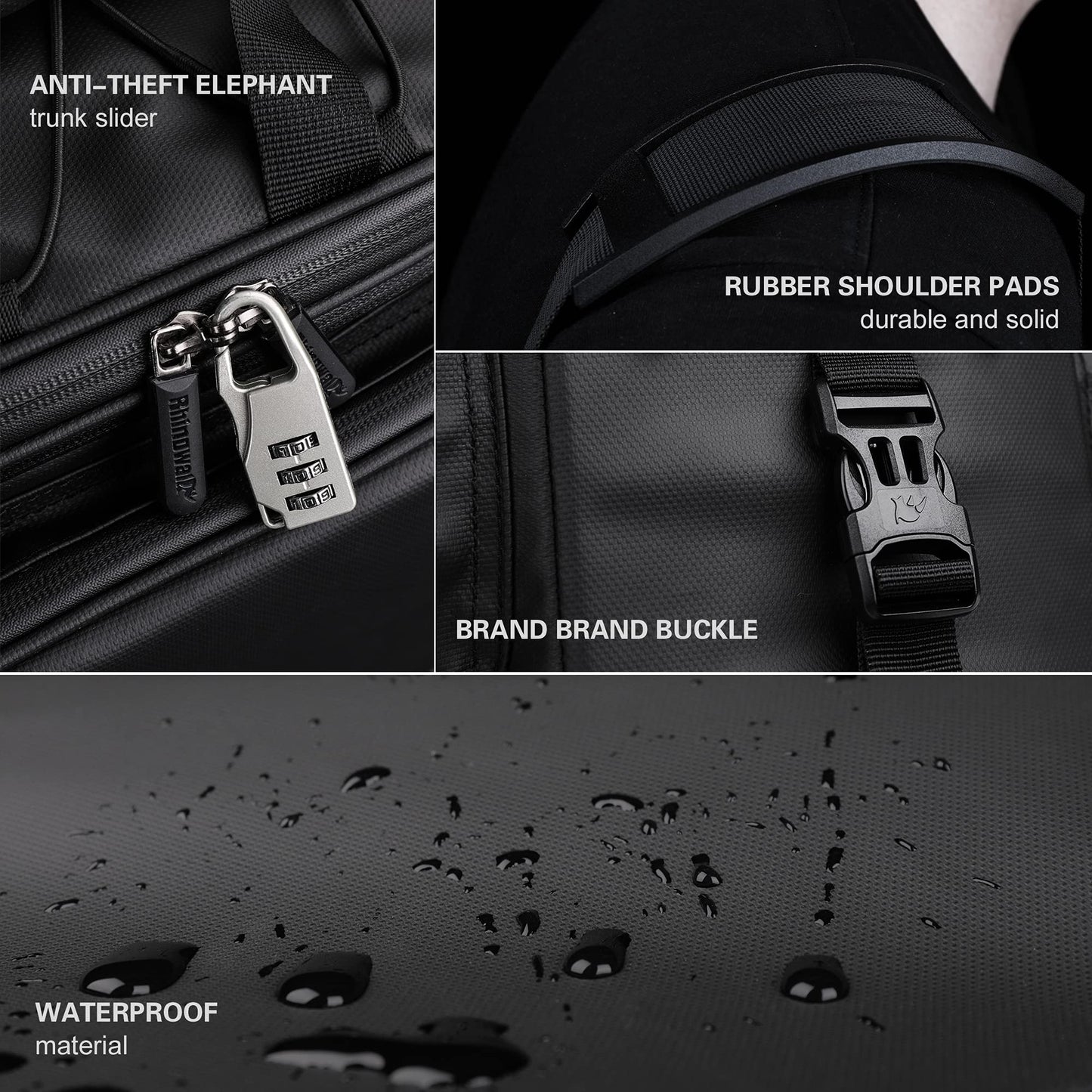 Kinpit Bike Trunk Bag Bike Pannier Bag Bike Rack Bag Rear Seat Bag Handbag for Bicycle Cargo Rack Saddle Bag Luggage Bag Bicycle Commuter Bag Shoulder Bag