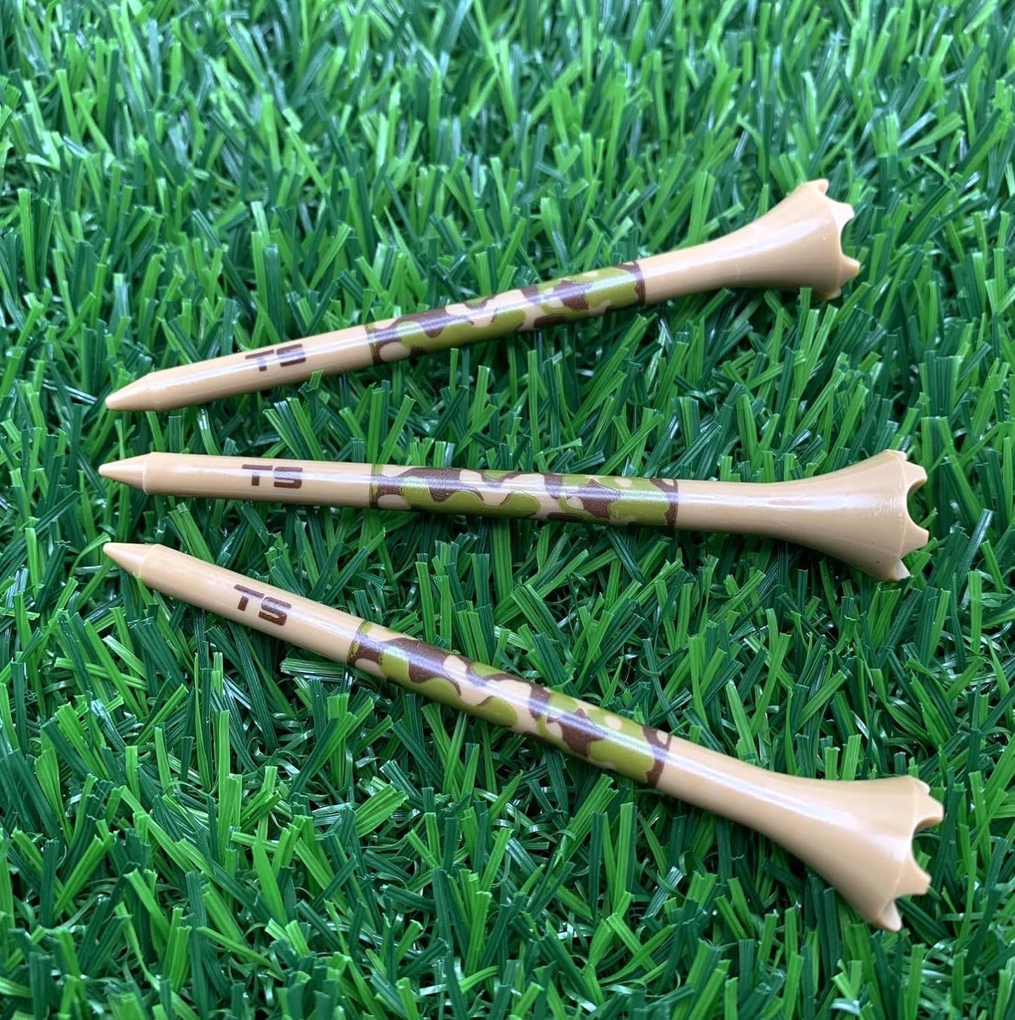 TRUESTRIKE Premium Golf Tees - Durable 3¼" or 2¾" Plastic Performance Tees (100 Pack) - Made in USA