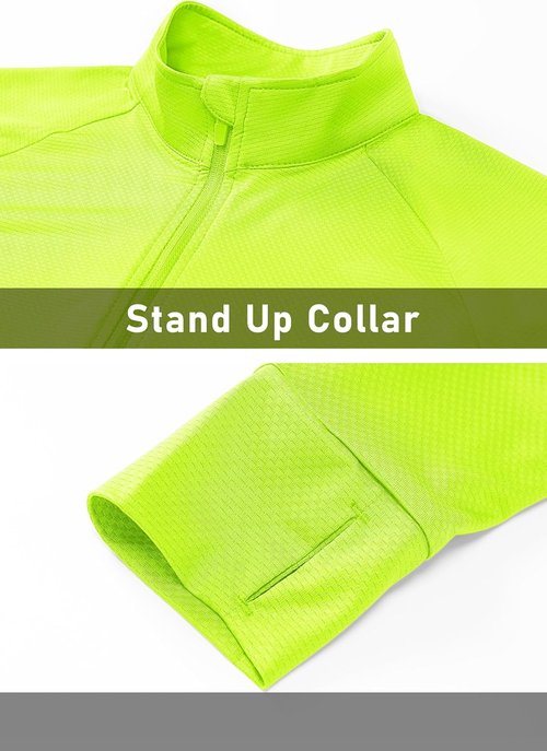 MAGCOMSEN Women's Lightweight Athletic Jacket - UPF 50+ Sun Protection, Full Zip, Long Sleeve, Hiking | Outdoor Pockets