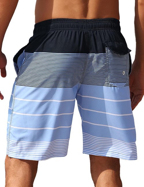 ELETOP Men's Swim Trunks - Quick Dry Bathing Suit with Mesh Lining | Comfortable Beach Shorts