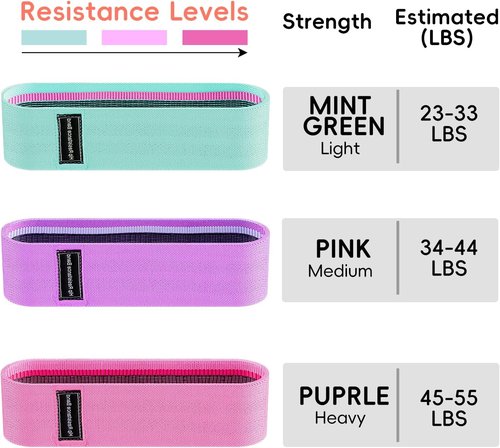 Ankle Resistance Bands Set by [Brand Name] - 11 Pcs Glutes Workout Bands with Cuffs for Home Exercise