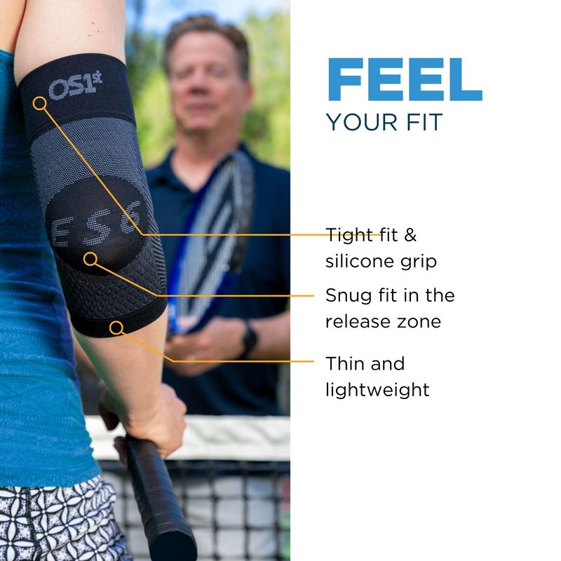 OrthoSleeve Tennis | Golfer's Elbow Brace for tendonitis, medial and lateral epicondylitis and general forearm and elbow pain