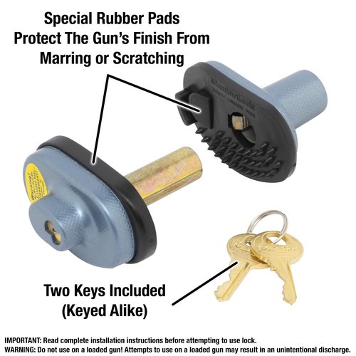 Master Lock 90TRISPT Gun Trigger Lock with Key, Pack 3 of Keyed-Alike
