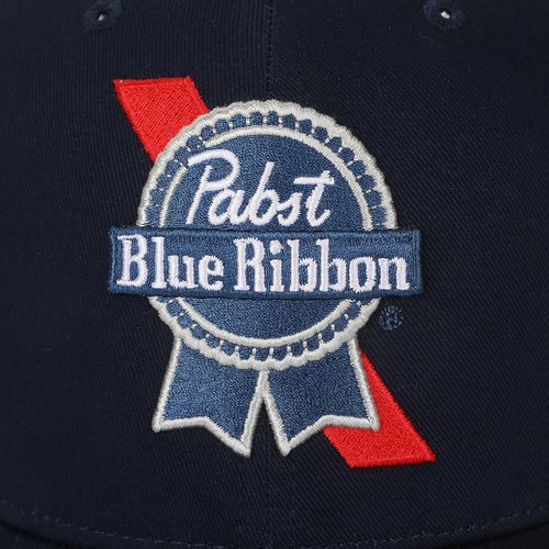 Bioworld Pabst Blue Ribbon 3D Embroidered Logo Blue Trucker Hat