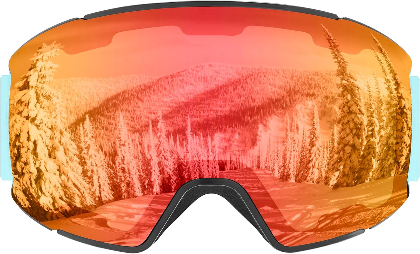 Retrospec Zenith Ski Goggles - 100% UV Protection & Anti-Fog | Unisex Snowboard Goggles for All Ages