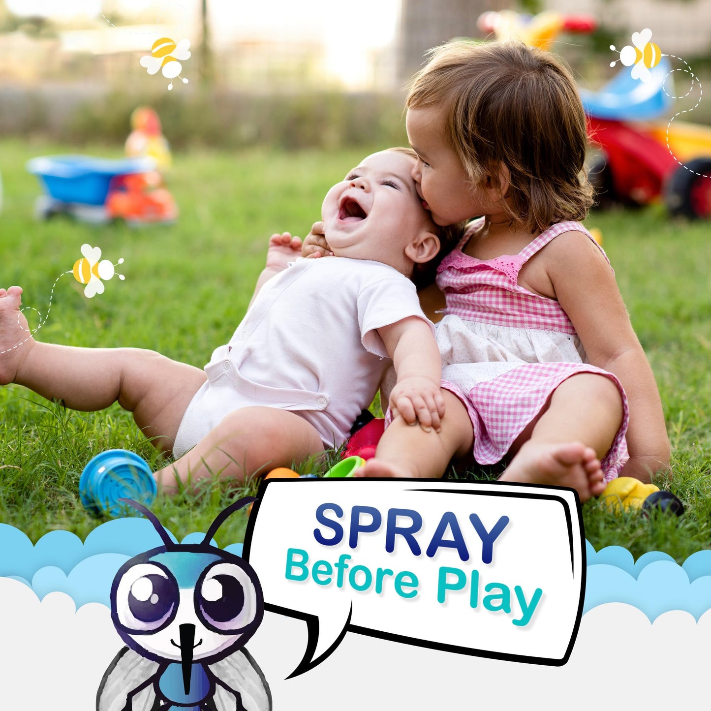 Ms. Pixie’s Baby & Toddler Mosquito Repellent – DEET-Free Insect Repellent for Babies & Toddlers, Gentle Outdoor Protection, 6 oz