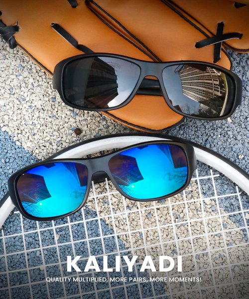 KALIYADI Polarized Sunglasses - Men's Sports Sunglasses with UV400 Protection for Outdoor Activities