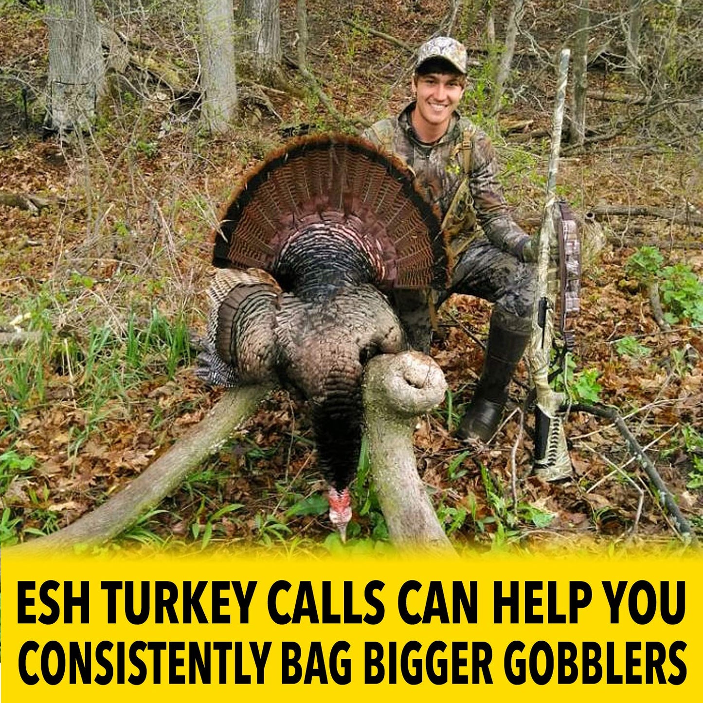 ESH Turkey Calls Starter Pack – All-Weather Turkey Box Call, Slate Pot Call & True Two Turkey Mouth Call – Complete Turkey Hunting Call Kit for Beginners & Experienced Hunters