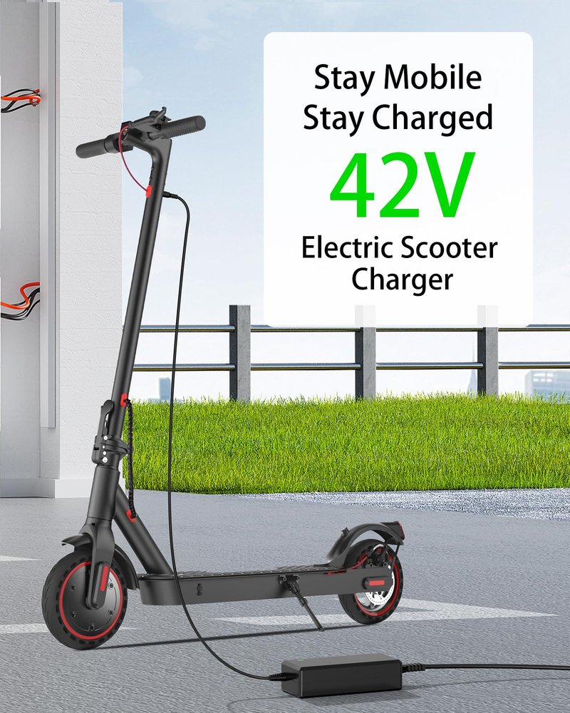 VHBW 42V for Gyroor Electric Scooter Charger Compatible with Gyroor X8/HR9/C1/C1PRO/C3/X2/C1S, Atomi Alpha/E20/E30，36V Lithium Battery, 2A Power Supply Adapter (Not for Turbo-1)