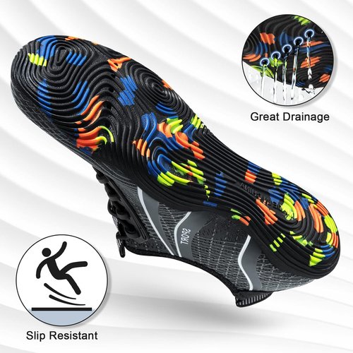 ATHMILE Water Shoes - Quick Dry Aqua Socks for Men & Women | Ideal for Beach, Lake & River Activities