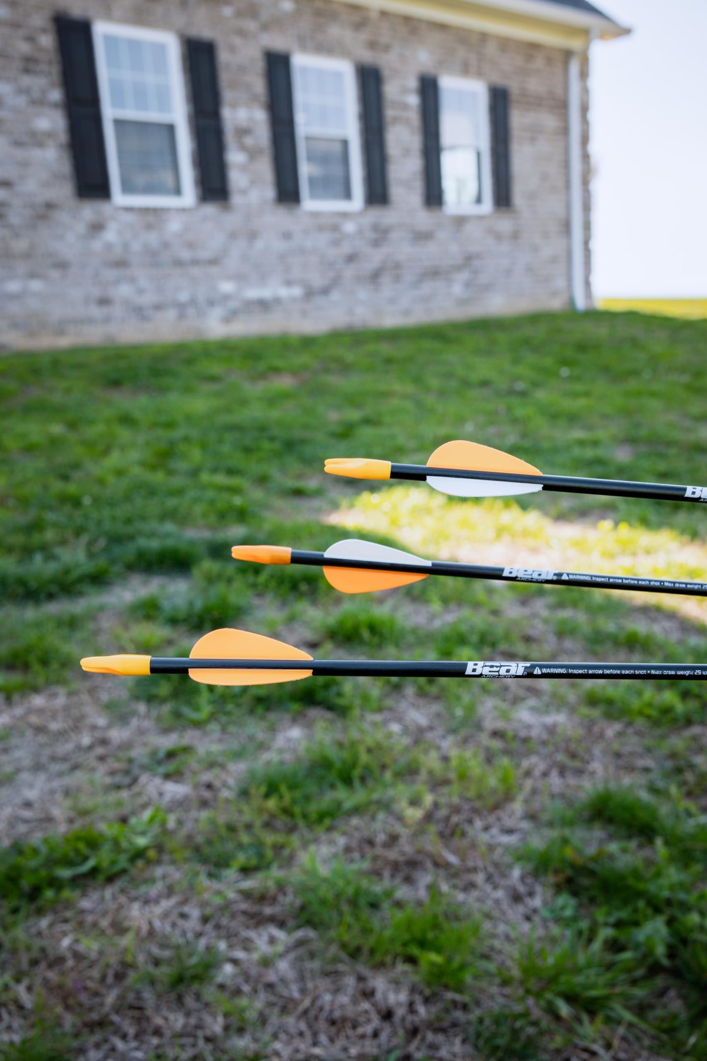 Bear Archery Youth Safetyglass Arrows (3 Per Card), 26-Inch - AS3800003