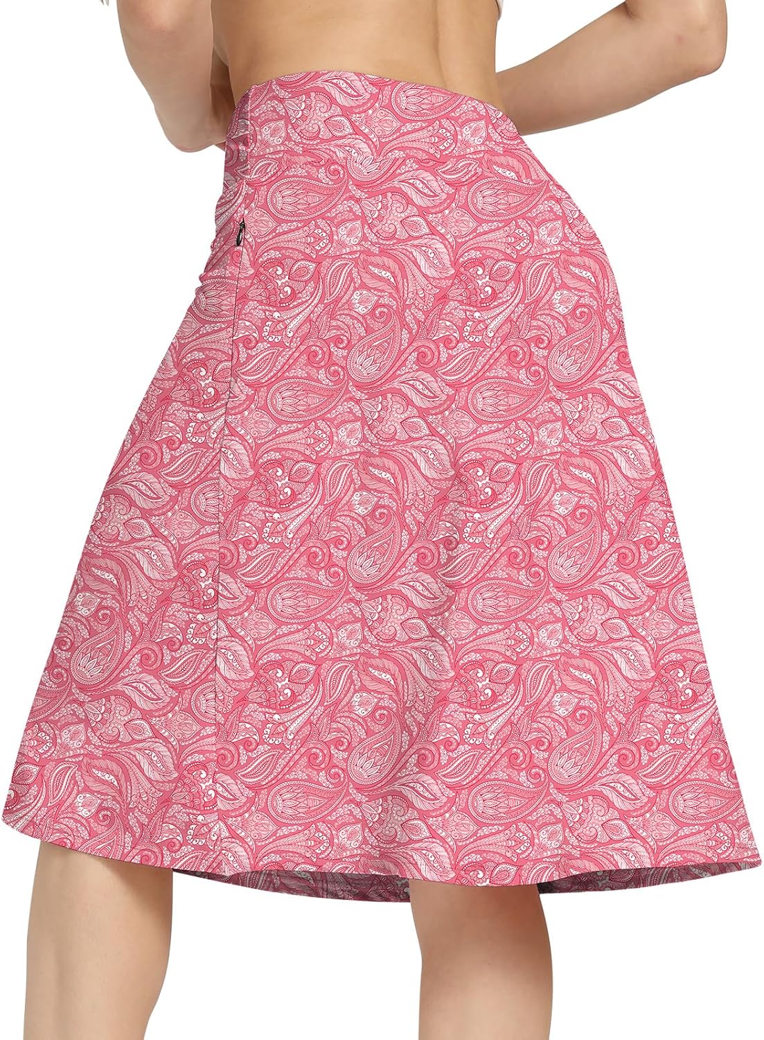 Skiennix Women's Modest Knee-Length Skorts - Athletic Midi Running Skirt in Various Colors