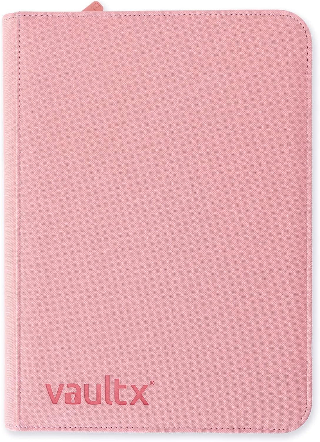 Vault X 9 Pocket Trading Card Binder - Premium Exo-Tec Material, Holds 360 Cards, Pink Color