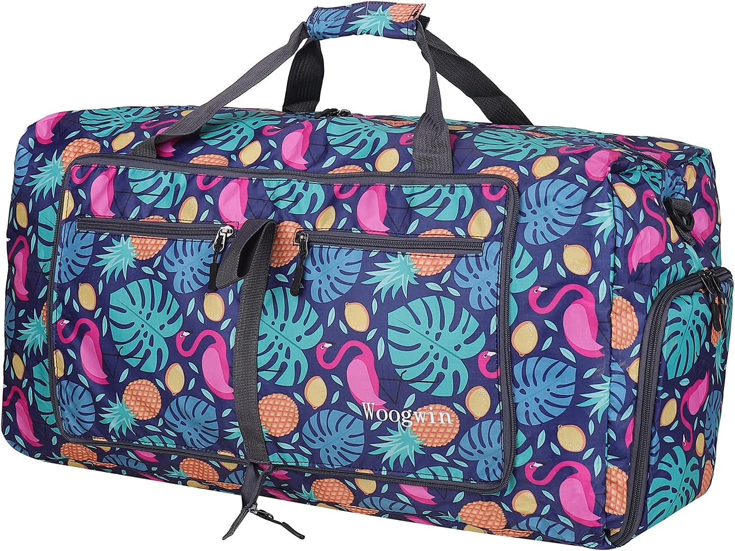Woogwin Travel Duffel Bag - Large Waterproof Foldable Overnight Bag for Beach & Gym Activities