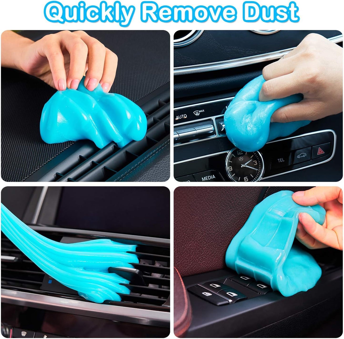 PULIDIKI Car Cleaning Gel - Universal Interior Cleaner Slime | Perfect Auto Detailing Kit for All Vehicles