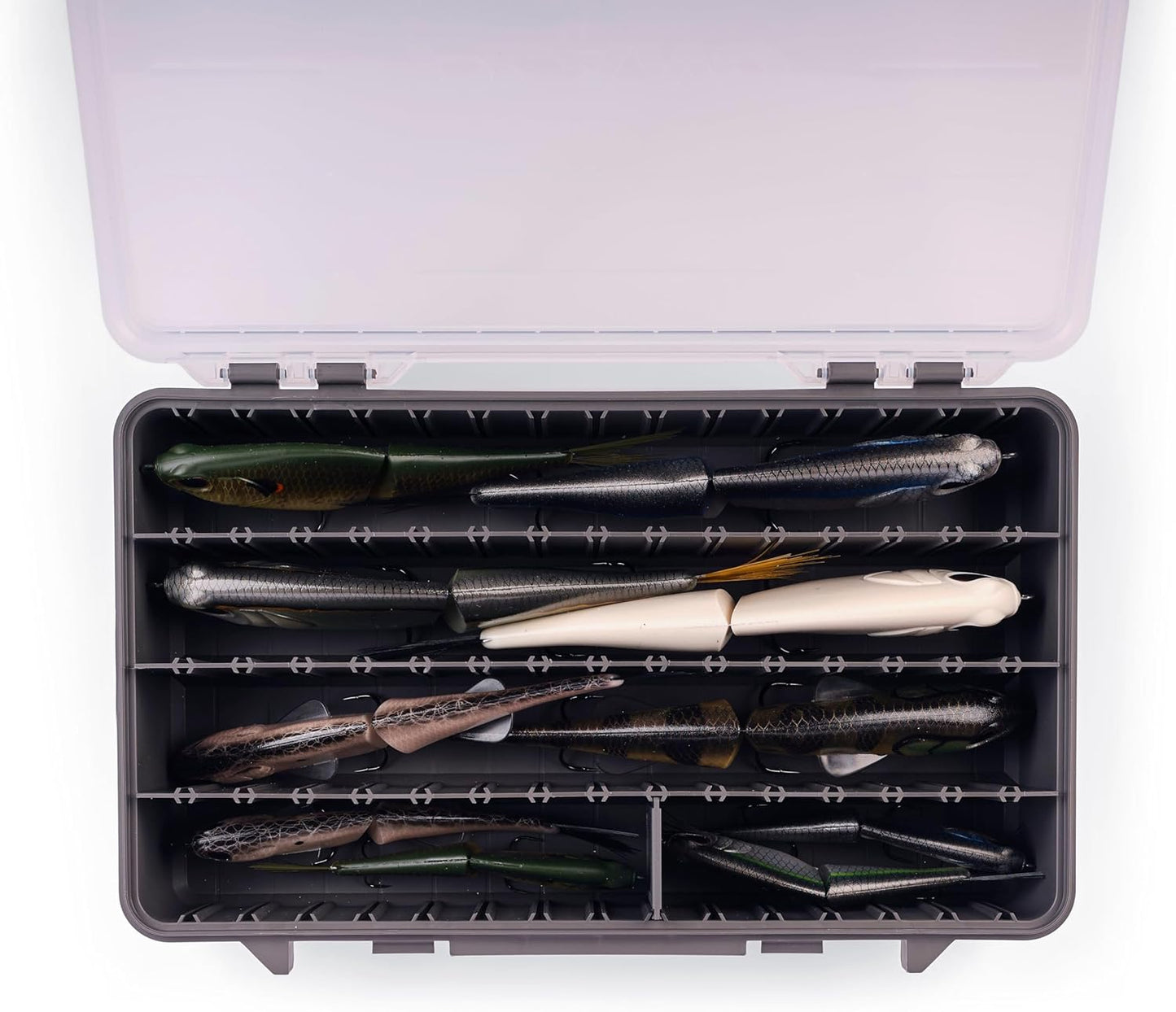 Plano StowAway Tackle Box - Deep Stow Design with Rust-Preventive Features | Transparent Lid & Stackable Storage