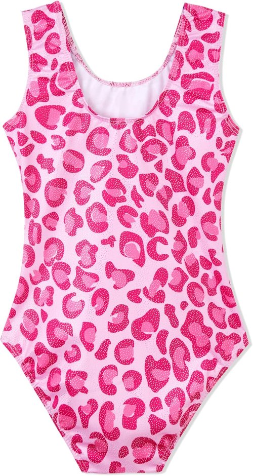 Domusgo Gymnastics Leotards - Sparkly One-Piece Tumbling Outfits for Girls