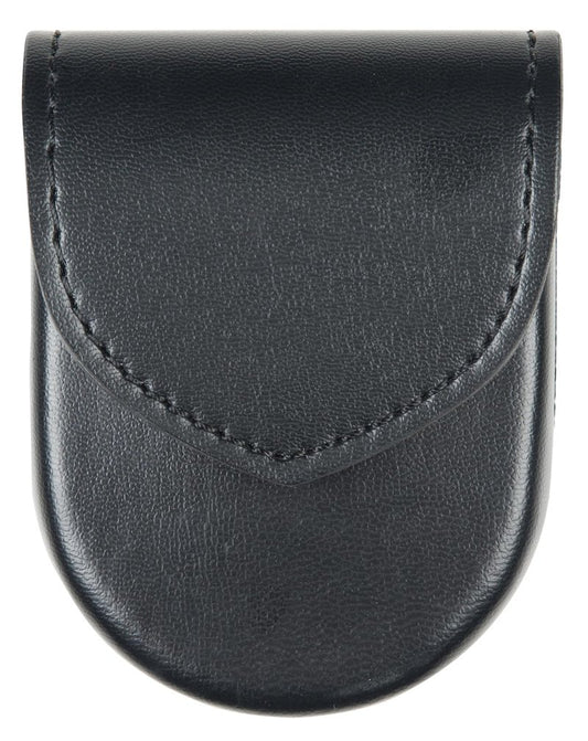 Bianchi 90-2HS: Handcuff Pouch Top Flap, Plain, Black