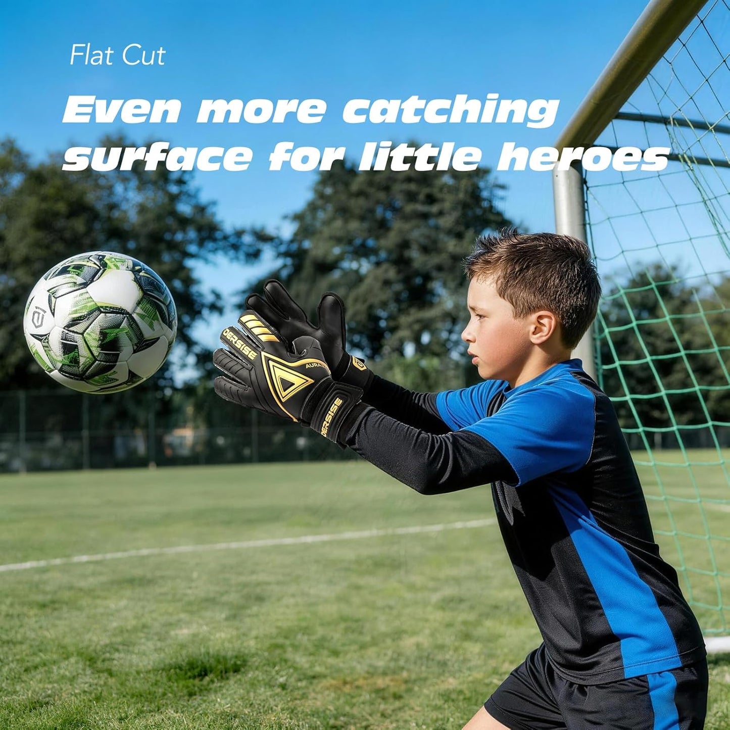 Regine Switzerland Goalkeeper Gloves - Premium Anti-Slip Grip & Finger Protection for All Weather | Kids & Adults