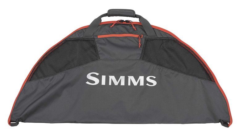 Simms Taco Wader Bag - Versatile Wader Storage Duffel with Changing Mat for Hunting & Fishing, Wader & Boot Storage, Dry Storage Bag with Mesh Ventilation, Foldable Wader Bag, Anvil