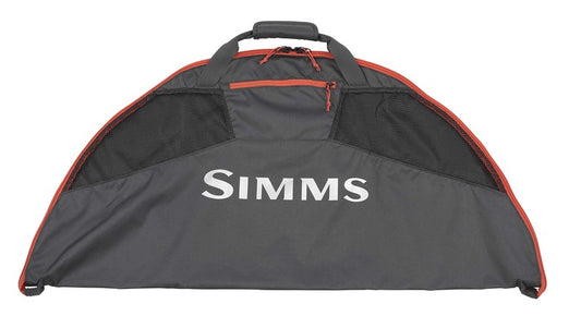 Simms Taco Wader Bag - Versatile Wader Storage Duffel with Changing Mat for Hunting & Fishing, Wader & Boot Storage, Dry Storage Bag with Mesh Ventilation, Foldable Wader Bag, Anvil