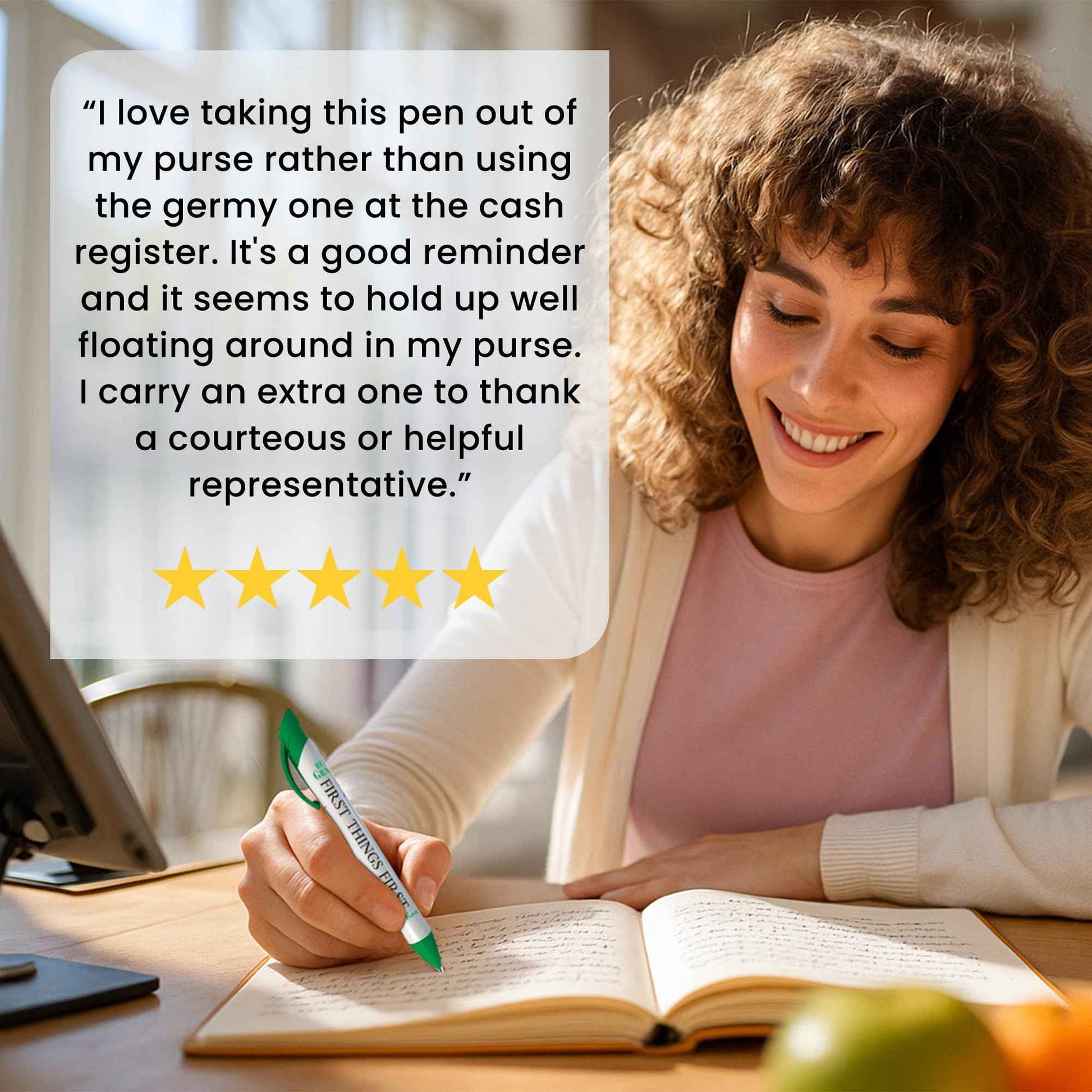 Greeting Pen – Serenity Prayer Rotating Message Pen – Inspirational Christian pen with 4 Uplifting Bible Verse Messages – Faith-Based Encouragement for Recovery – Variety -36 Pack 9027