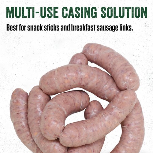 LEM Products Natural Sheep Casings, 19-21mm, Edible Sausage Casings, Stuffs Approximately 30 Pounds, Great for Snack Sticks, Breakfast Sausage Links, and More, 5.1 Ounces, 2 Pack